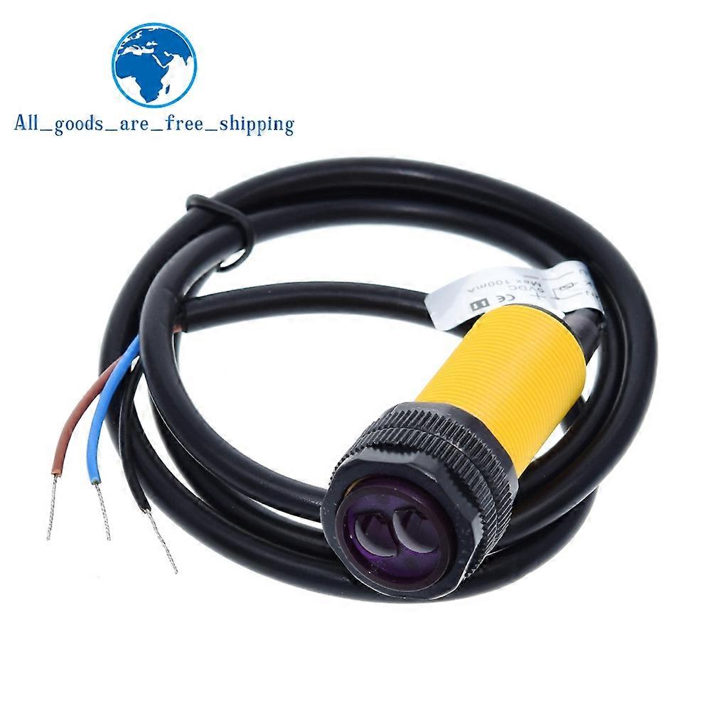 Smart Car Robot E18-D80NK Infrared Obstacle Avoidance Photoelectric Sensor Proximity Switch 3-80cm Detection Range Adjustable