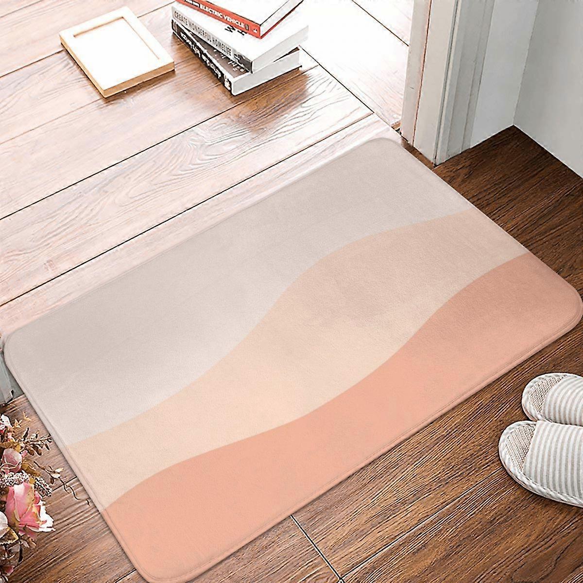 Peachy Ombre Dunes Zerbino Tappeto Tappeto Tappeto Poliestere Antiscivolo Pavimento Decor Bagno Bagno Cucina Camera da letto 40*60