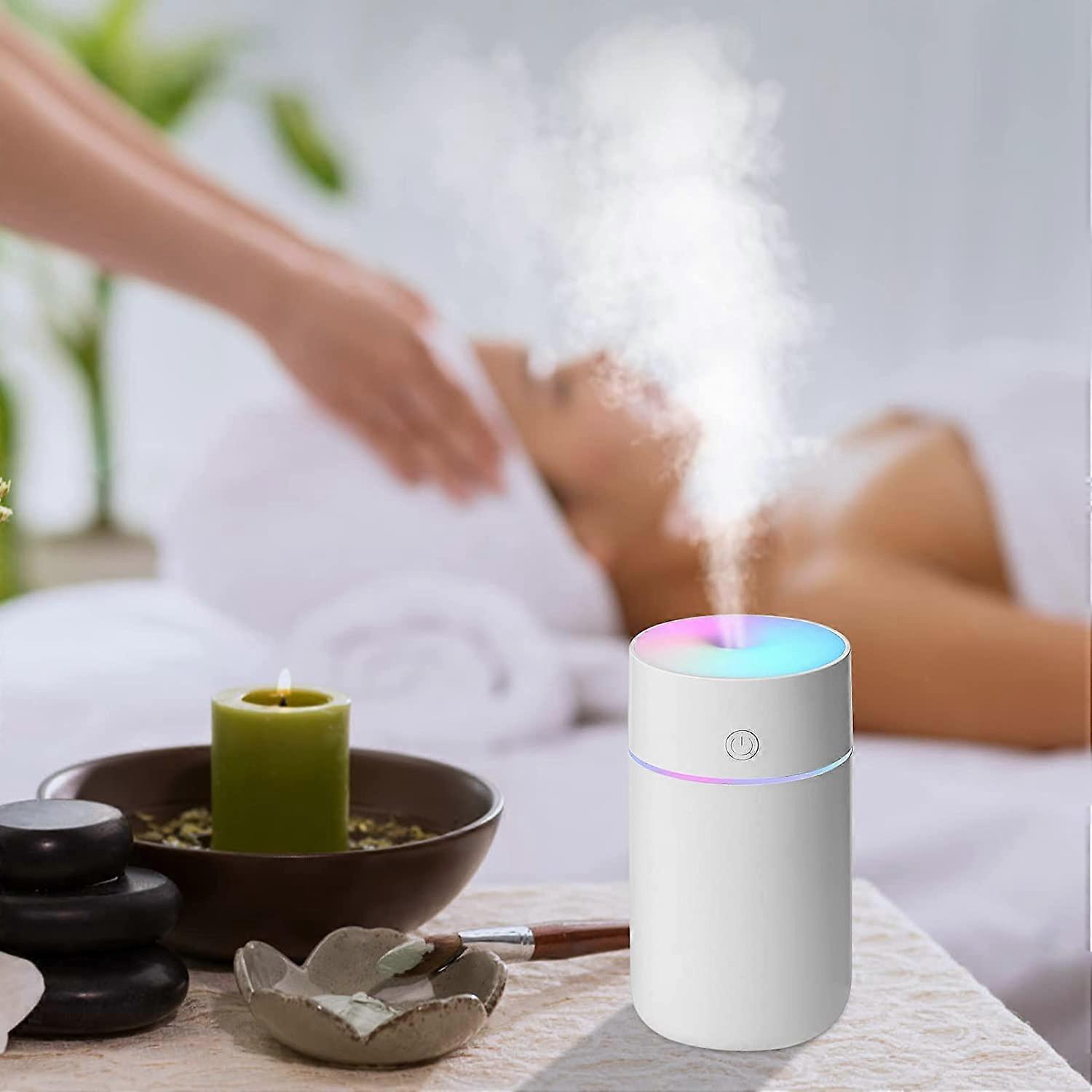 Creative Candle Light Aroma Diffuser Usb Desktop Atmosfære Stearinlys Hjem Luft Luft luftfugter