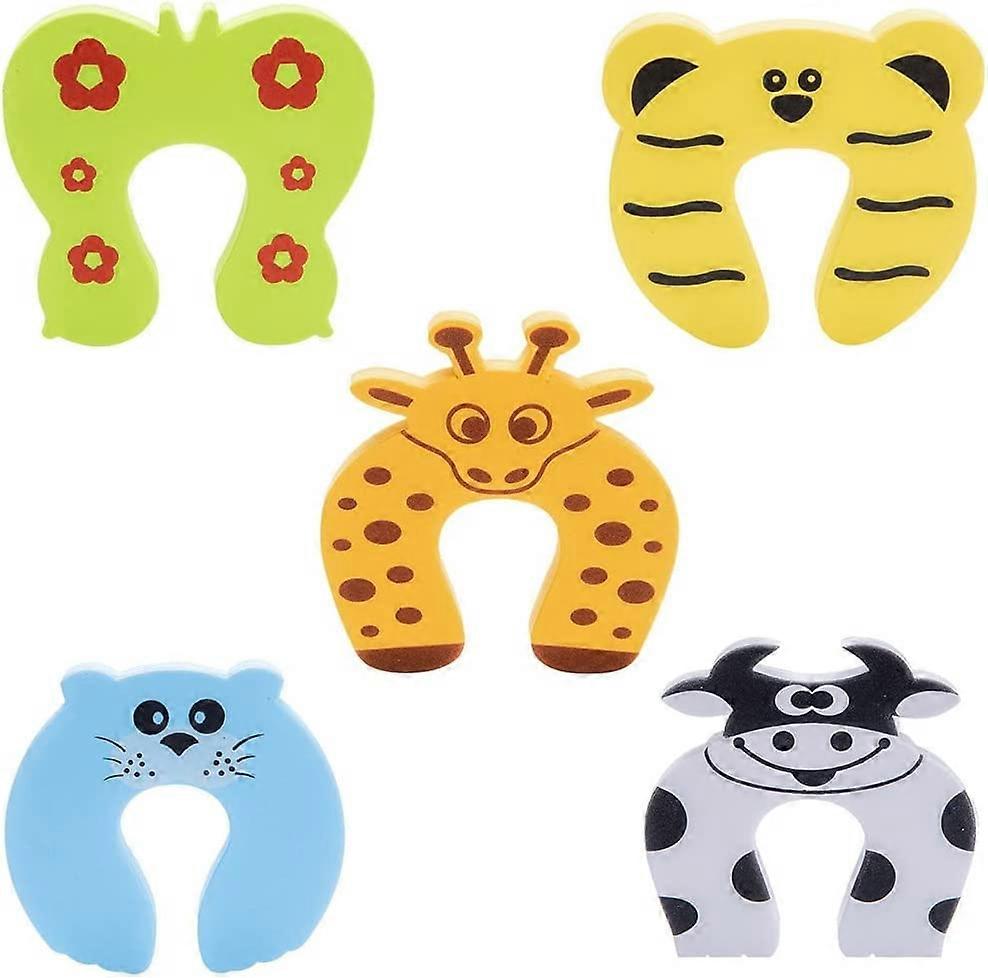 Anti Pinch Door Block, Safety Foam Baby Door Block Animal Protection Baby Door for Child Finger Protector Reduce Noise