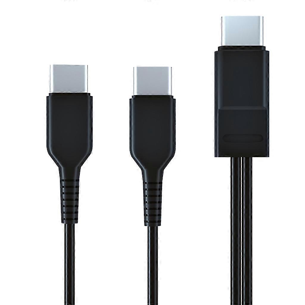 Cablu tip c 1 până la 2 Y-splitter cablu cablu tată la tată pentru smartphone-uri tablete-xdd