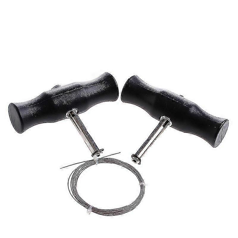 Car Windshield Removal Tool  Windscreen Window Glass Cutting  Wire + Handles Kit