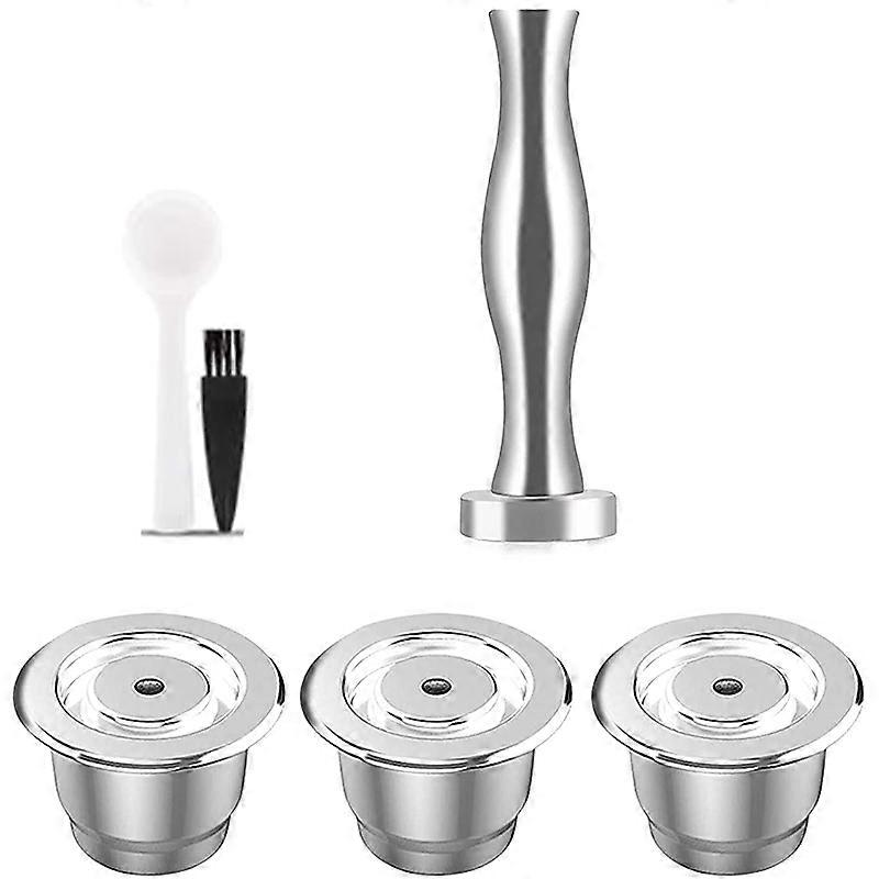 Coffee Capsule, Refillable Capsules Reusable Pod Espresso Coffee Pod Stainless Steel