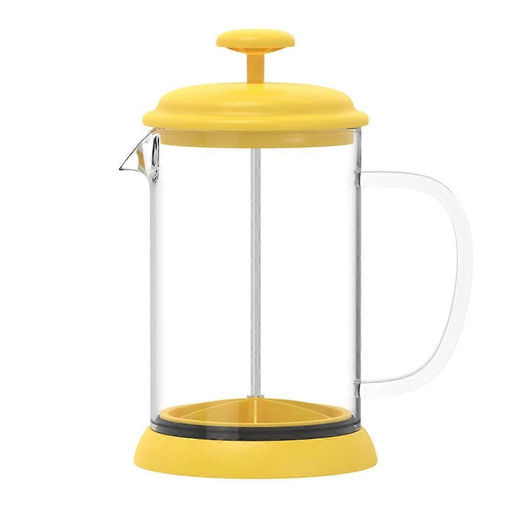 Paslanmaz Çelik Cam Çaydanlık Fransız Kahve Çay Süzgeç Filtre Pres Piston 800Ml Manuel Kahve