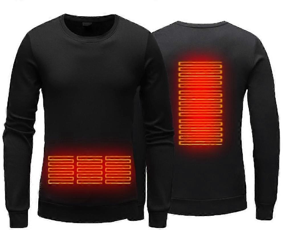 Electric Heated Sweater Usb Charging Thermal Underwear For Men Knitted Pullover Sweater