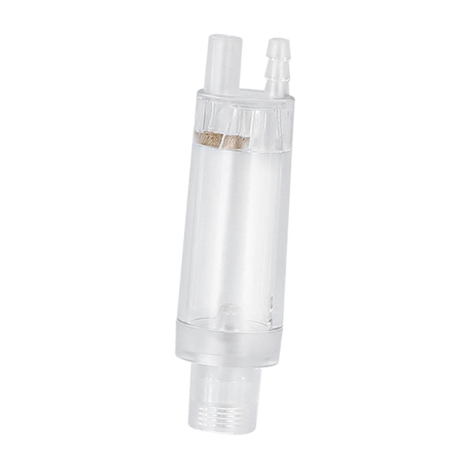 Aquarium CO2 Bubble Counter Clear Attachments CO2 Diffuser with Check Valves