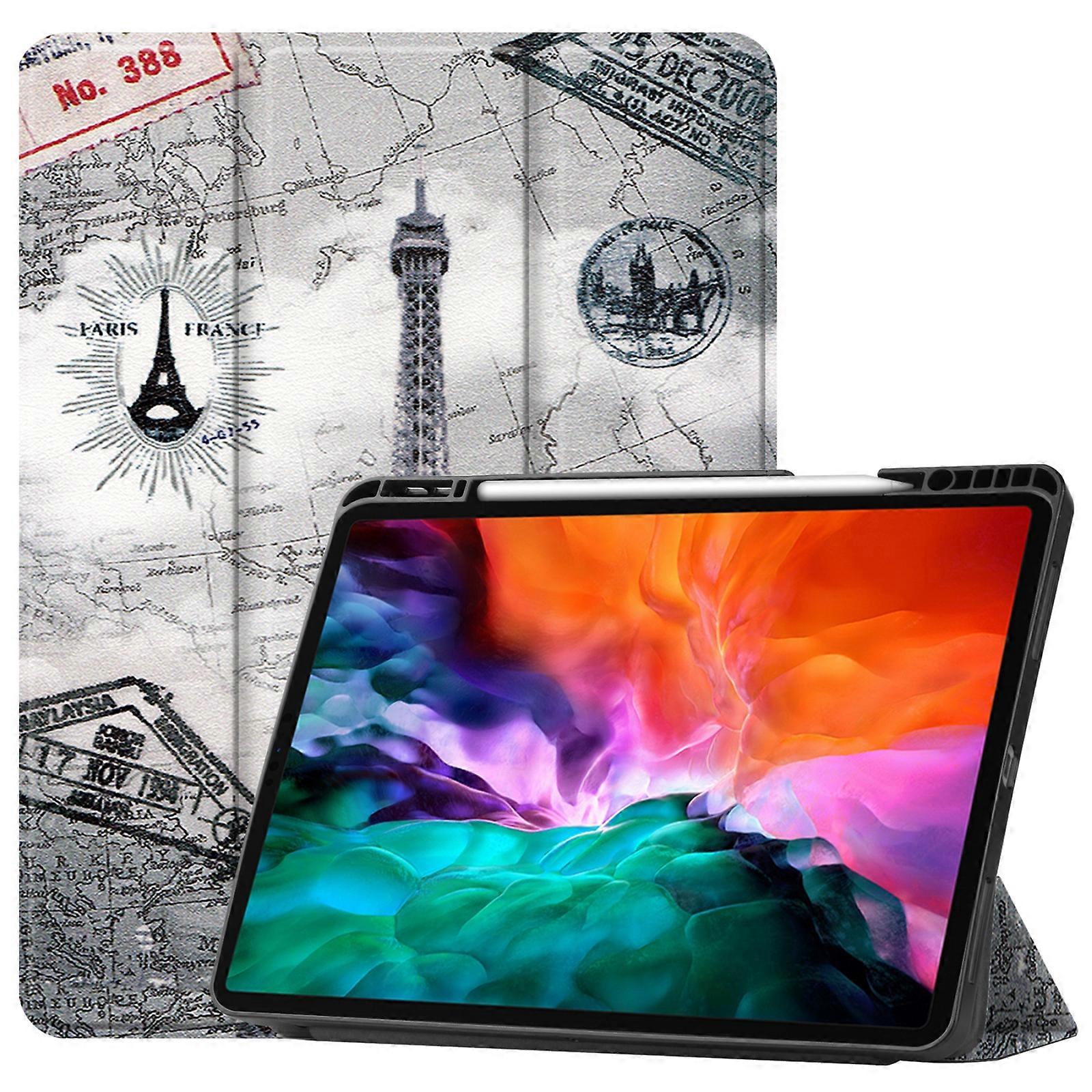 Colored Drawing PU Case For iPad Pro 12.9 2022 / 2021