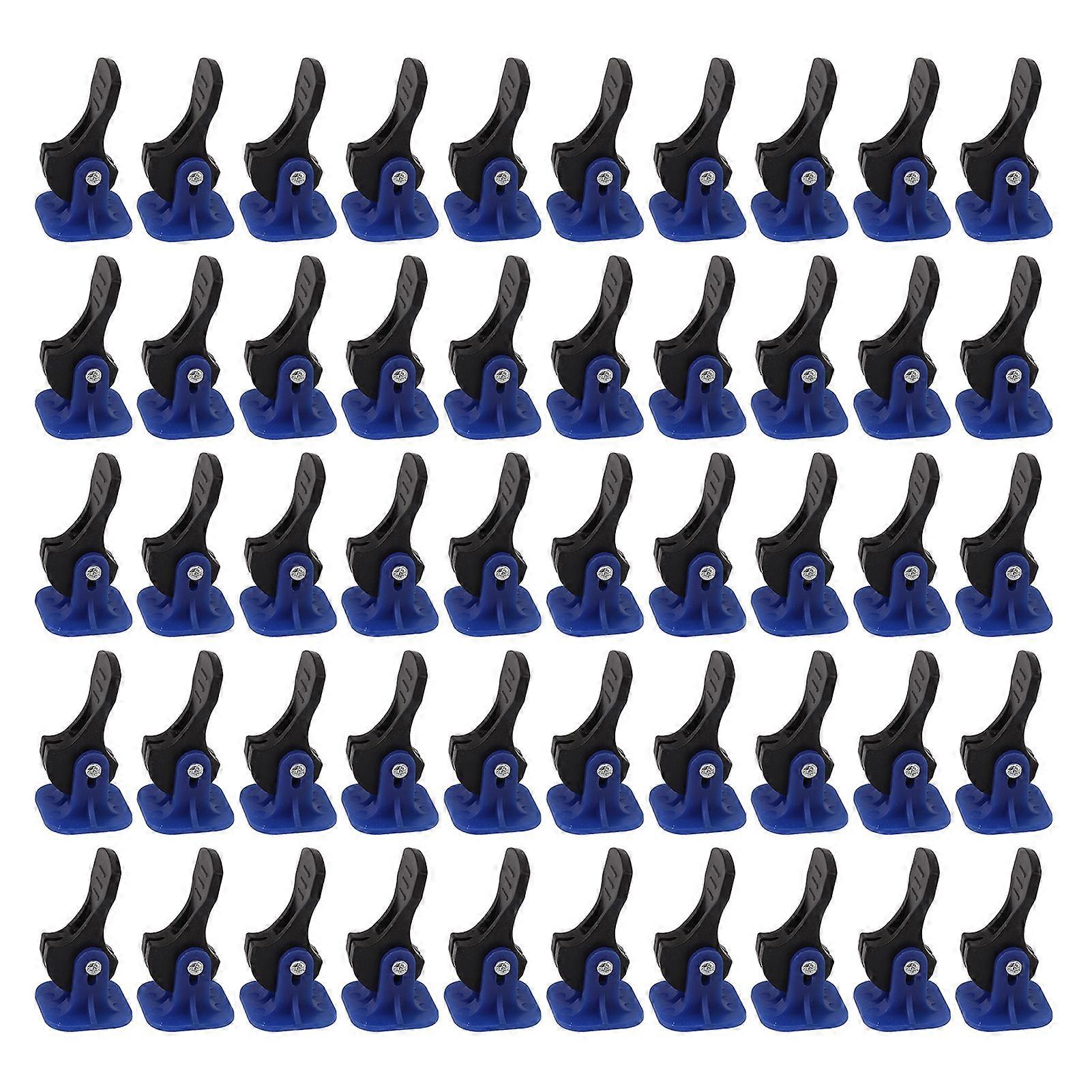 Tile Leveling System Kit 50pcs Reusable Tile Leveler with T Pin Tools for Wall Floor Tile Adjustment
