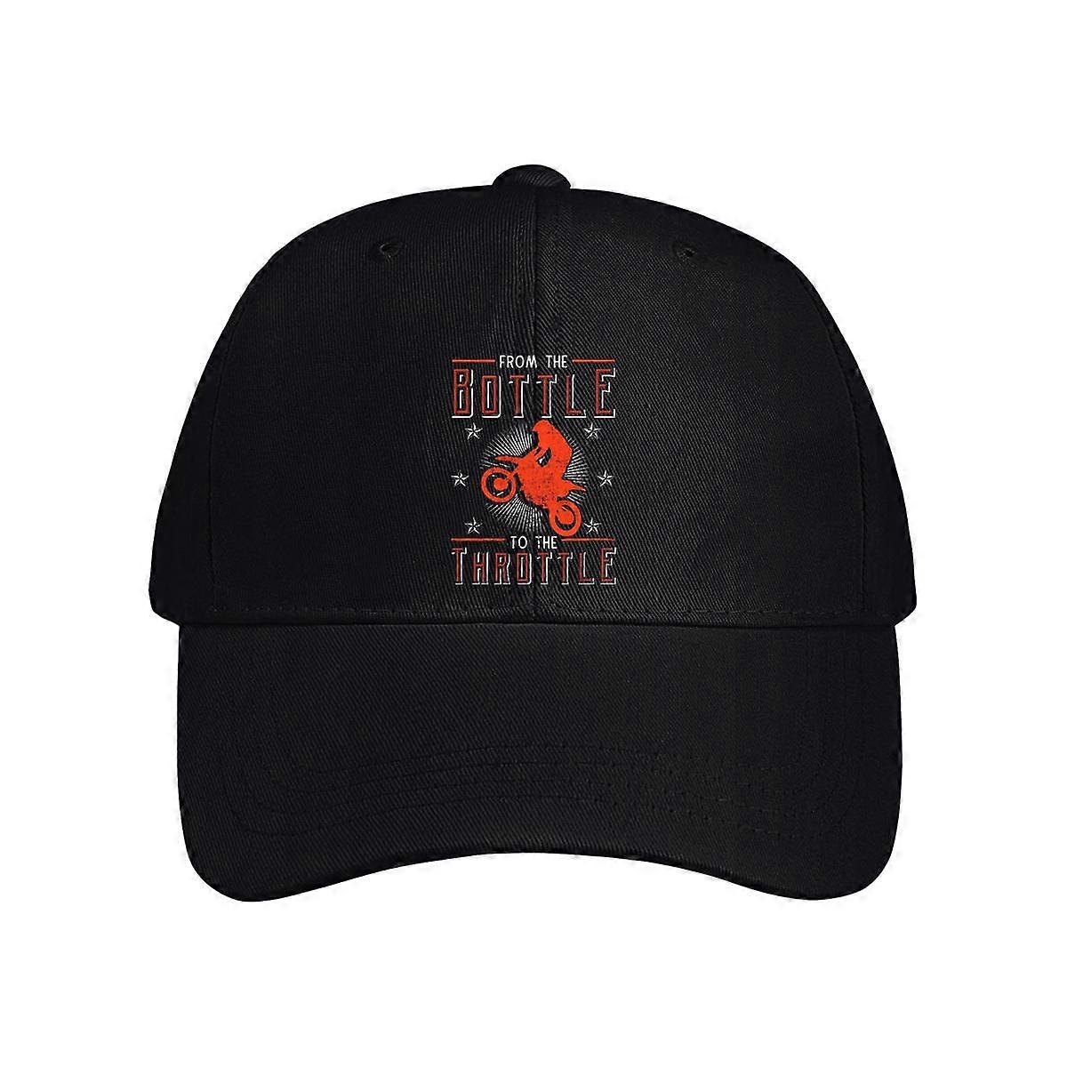 From The Bottle To The Throttle Baseball Cap