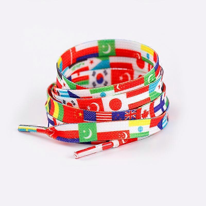 10 Pairs Of Shoelaces, Wide Flat Colorful Shoelaces, Gradient Color Shoe Shoelaces, 150cm