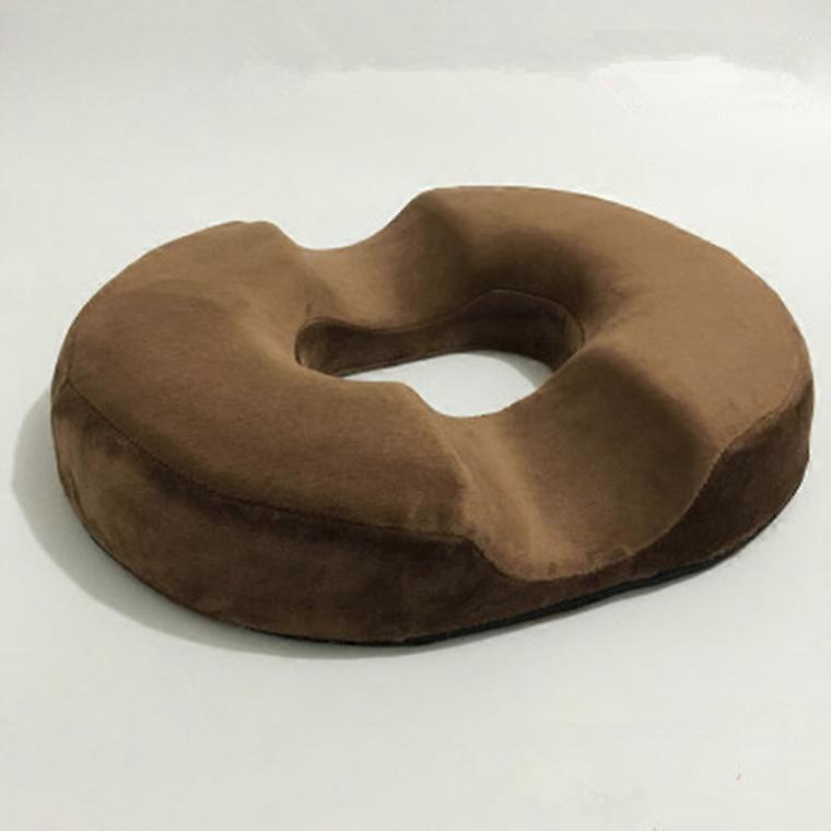 Coffee Color Donut Cushion - Donut Ring Cushion - Sciatica Back Support - Hemorrhoids - Pregnancy Maternity Pillow - Back Support - Wedge Pillow - Coc