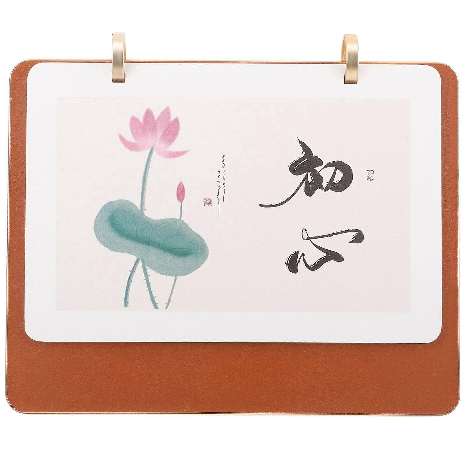 Table Calendar Monthly Calendar 2024 Desk Calendar Tabletop Calendar Decorative New Year Calendar