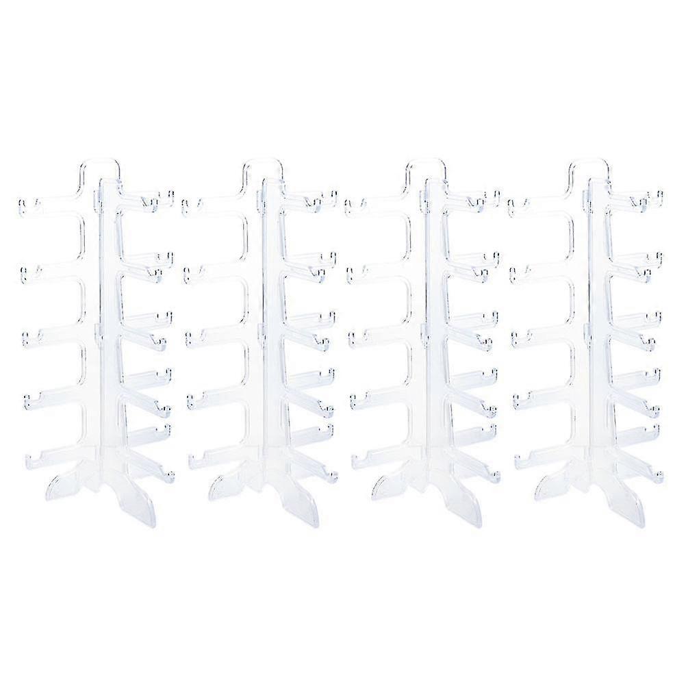 4pcs Five-layer Sunglasses Display Stand Eyeglasses Organizer Glasses Holder