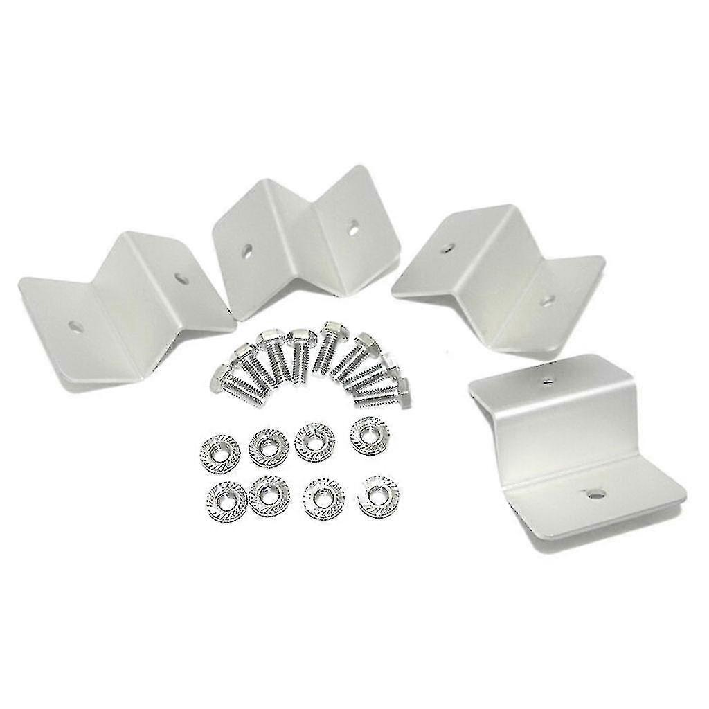 Support de montage de panneau d’énergie solaire Support d’angle pour véhicule vr Garage Toit plat