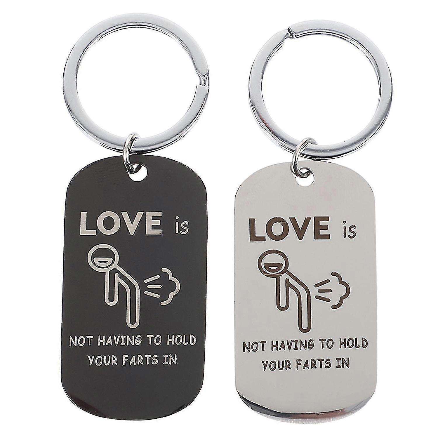 2pcs Valentine'S Day Keychains Creative Elegant Key Accessories Pendant Key Chains