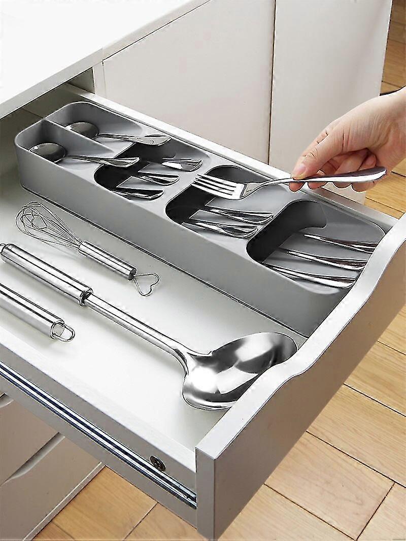 Kitchen Cutlery Storage Tray Knife Rack Kitchen Organizer Kitchen Container Spoon Fork Storage Separating Knife Rack