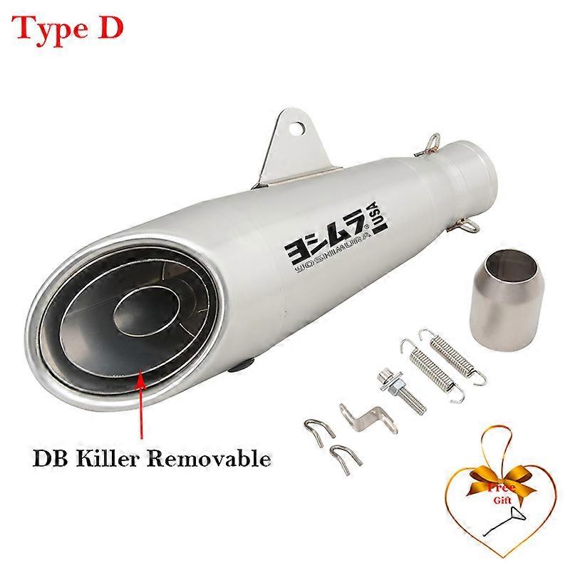 Universelles Escape-System für Motorräder, modifizierter Schalldämpfer für Moto GP, 51 mm, für R25 Z900 S1000RR R6 CBR1000 MT07 Nmax155 MT09 R1