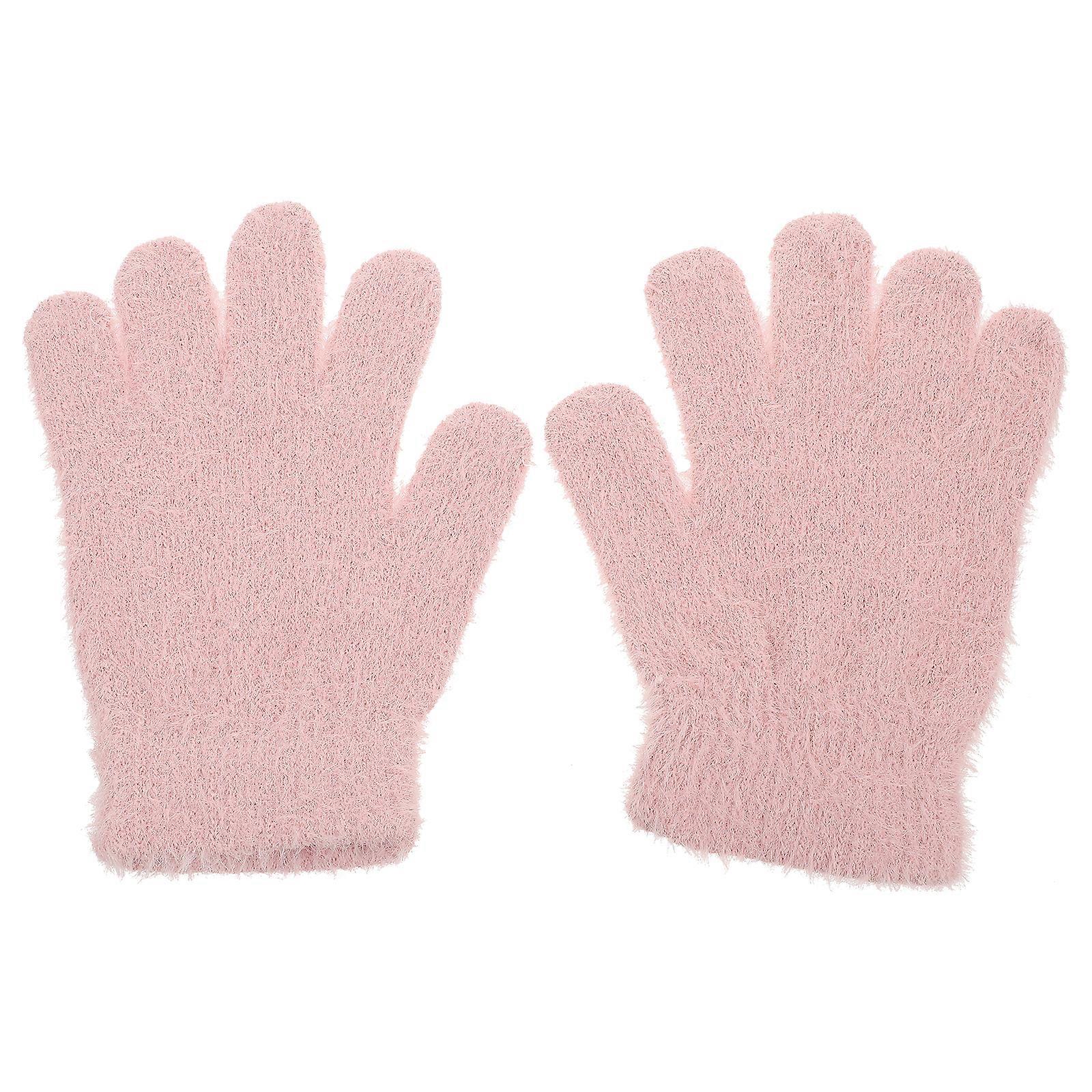 Fleecevantar Vinterhandskar för småbarn Barnvantar Stickade barnullvantar Barnullvantar
