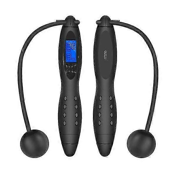 Wireless Jump Rope With Counter Black