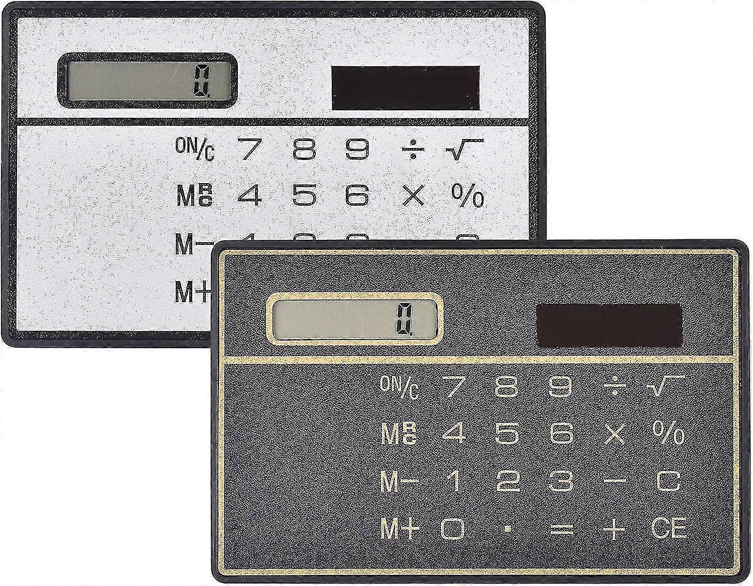 Calculators For Students, 8 Digit Slim Calculatorsolar Power Ultra Thin Calculators Desktop Calculator For Daily And Basic Office Home School Class Se