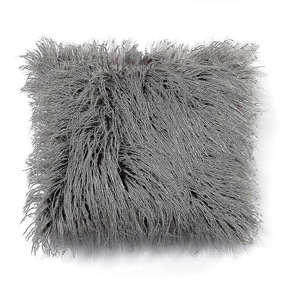 Pillowcases Faux Fur Set Of 2