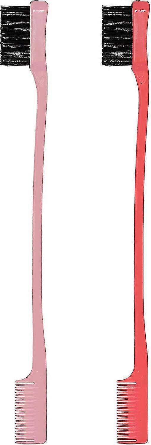 Kitsch Dual Edge Comb And Brush 3pcs