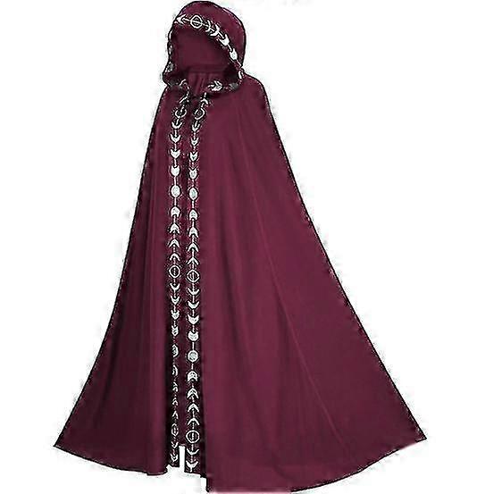 Cape médiévale Renaissance Robe gothique à capuche