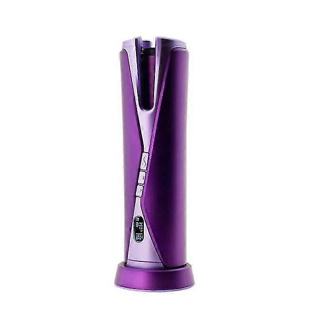 Wireless Automatic Hair Lcd Curler Display Temperature Curly Spiral Crimper Crimping Waver Hair Iron Wand Roller Rotating Usb