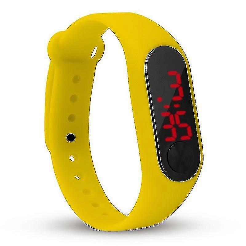 Silikon-Armbanduhr für Männer und Frauen Elektronische Süßigkeiten Farben Uhren Led Casual Sports