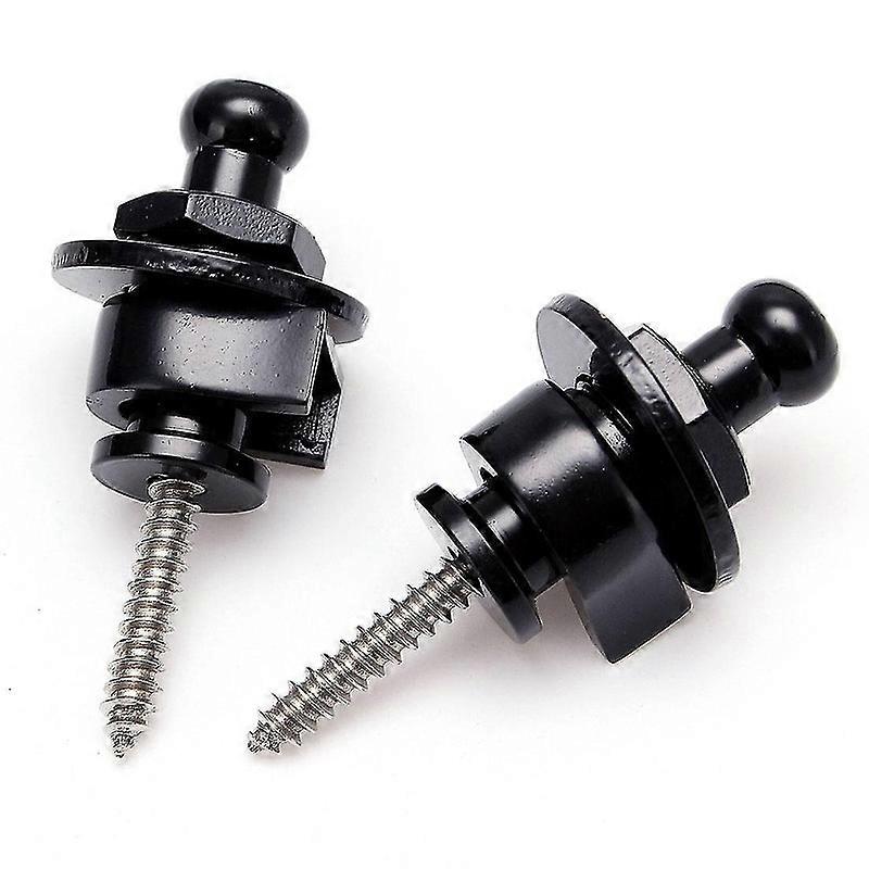 2PCS Strap Lock Security Lock End Button Guitar Straps Belt buckle for guitar