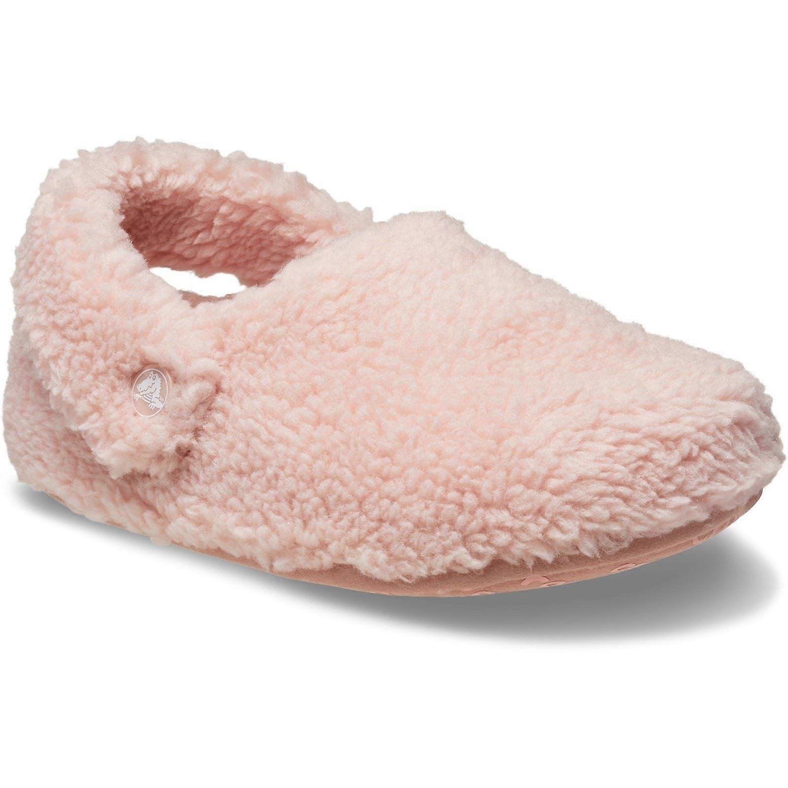 Crocs Classic Cozzzy Polyester Pink Clay Slippers