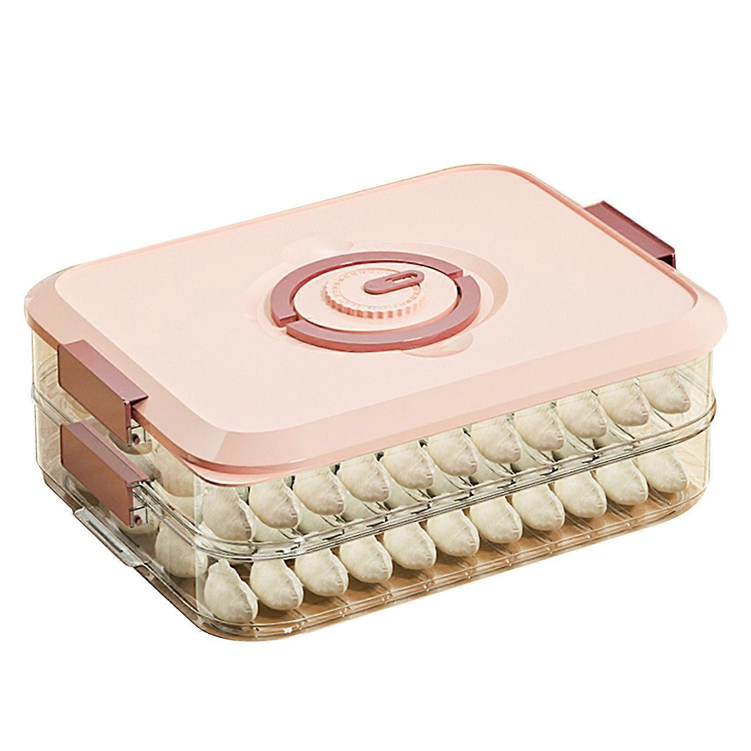 Deli Meat Container Dumpling Storage Box Multiple Layer BPA-Free Stackable Design Good Sealing