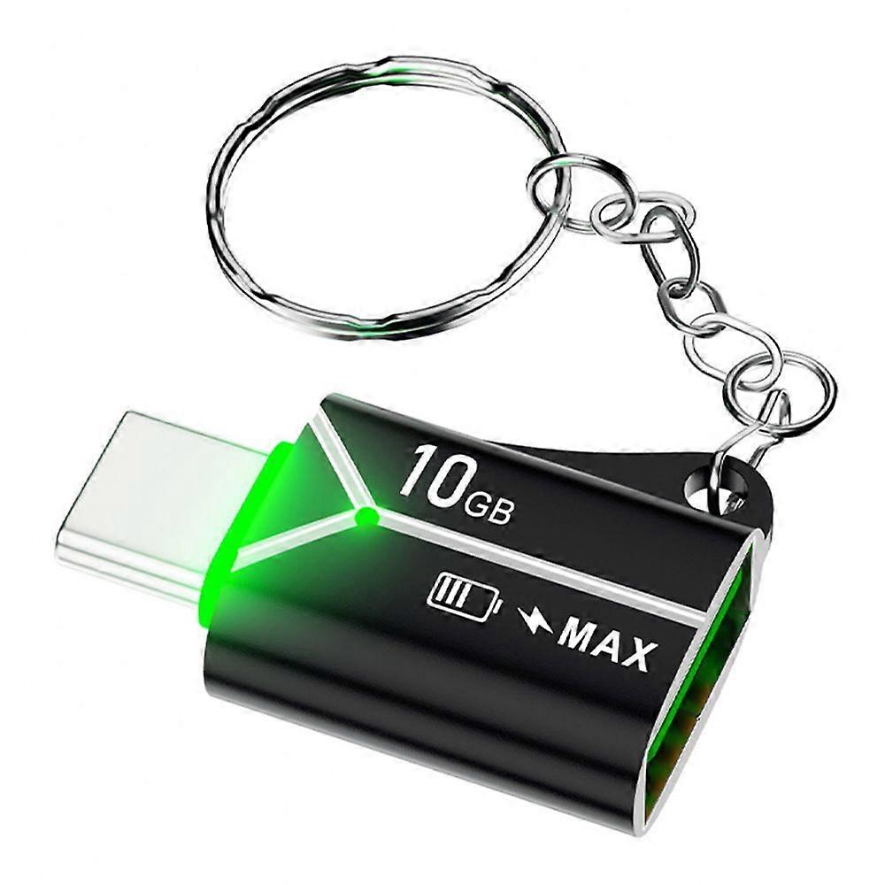 Type-C to USB3.0 Adapter with Keychain OTG 10Gbps Data Transfer Portable USB-C Male to USB3.0 Female Converter Connector Compatible Iphone15 Compatibl