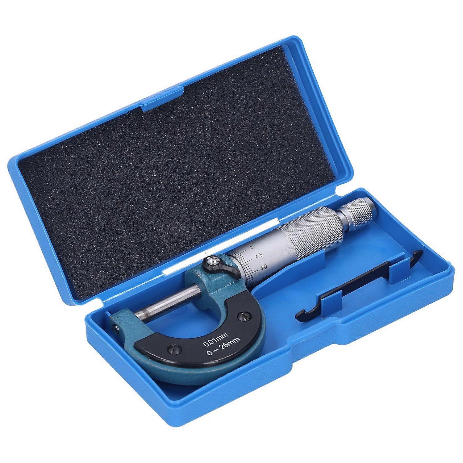 0‑25MM 0.01mm Micrometer Guage Thread Scale Outside Micrometer Measurement Tool Machinist Tool