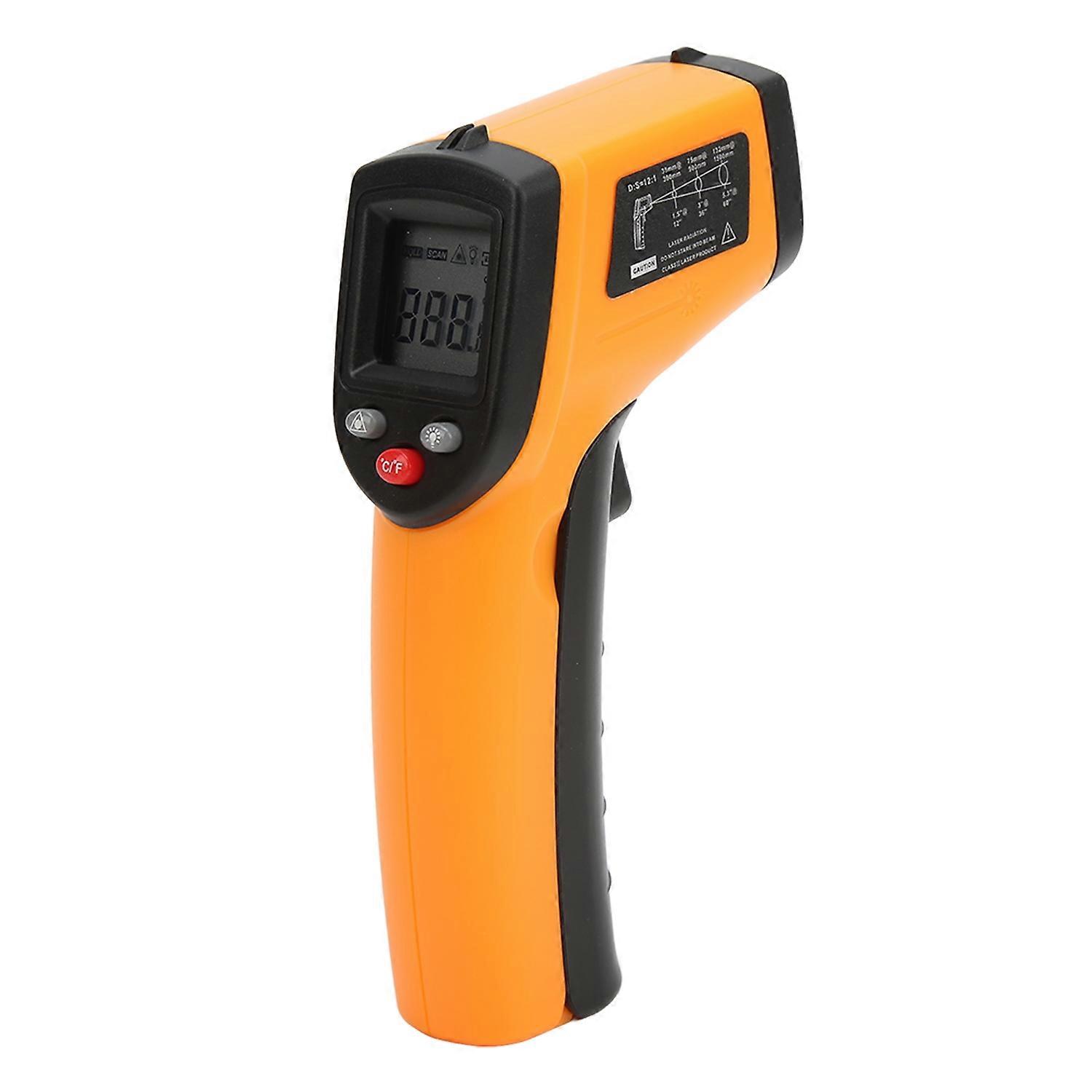 XRCLIF‑320 Infrared Thermometer Durable Handheld Digital Laser Thermometer for Cooking
