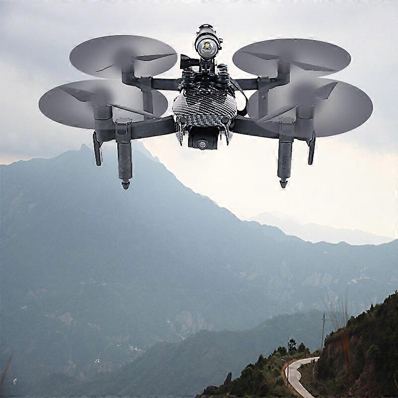 Spring Heightened Extended Landing Gear Gimbal Skid Shock Absorber Leg Tripod with Night Fill LED Li