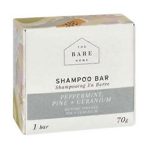 The Bare Home Shampoo Bar Peppermint Pine & Geranium, 70 Grams