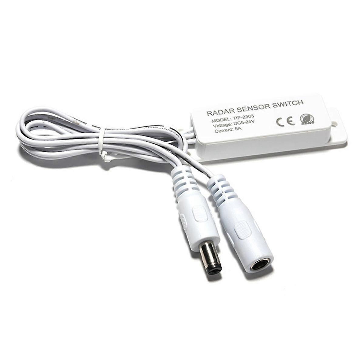 DC 5-24V 5.8G Microwave Radar Sensor Switch Controller Human Body Induction Switch for PWM LED Mono