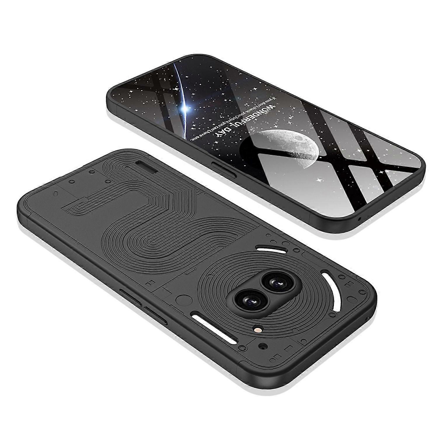 For Nothing Phone 2a/Plus TPU Acrylic Hybrid Protective Case Case Black