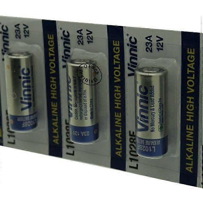 Pack of 5 Vinnic batteries for DIVERS E23A
