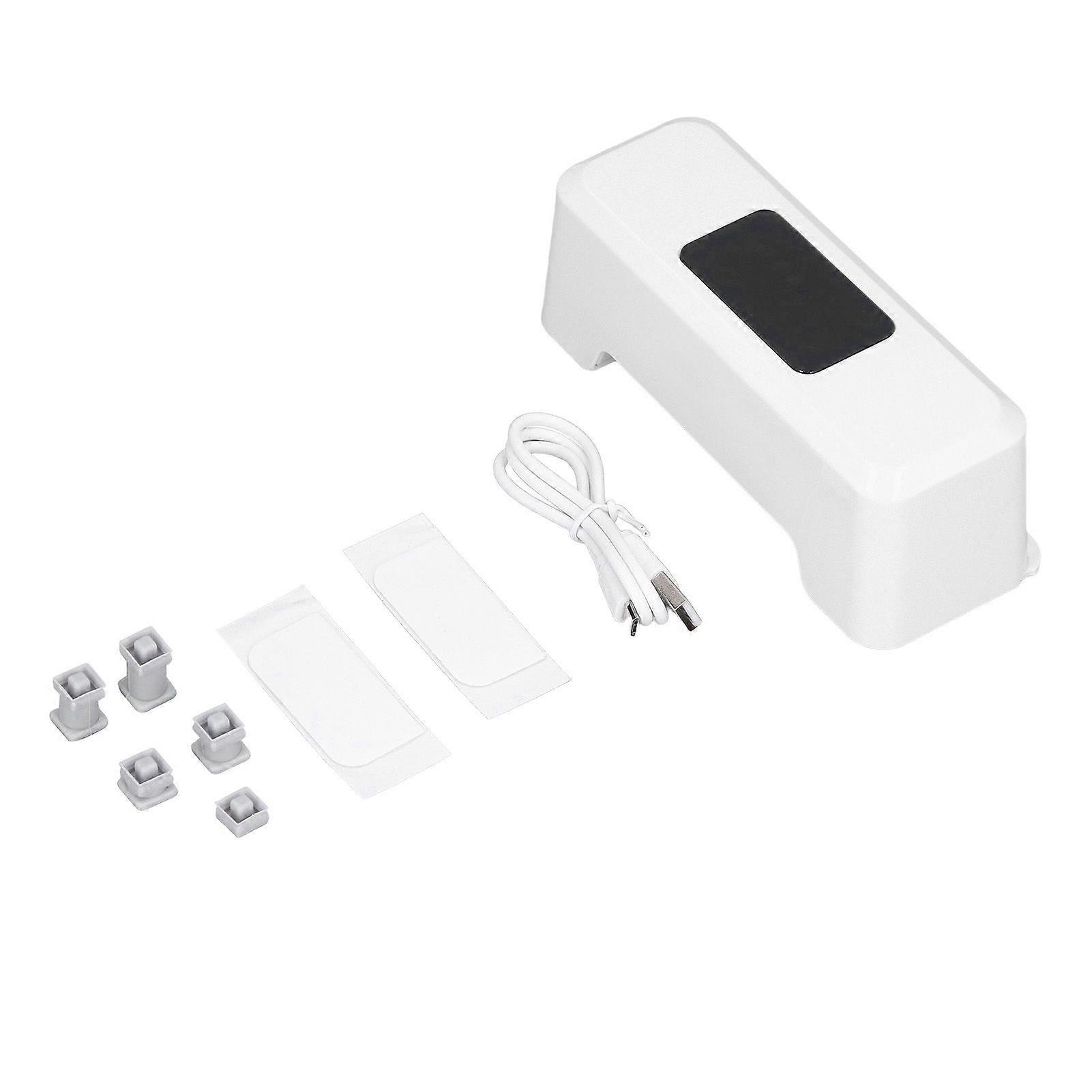 Automatic Touchless Toilet Flusher External Infrared 0.25S Induction Smart Toilet Flushing SensorWhite
