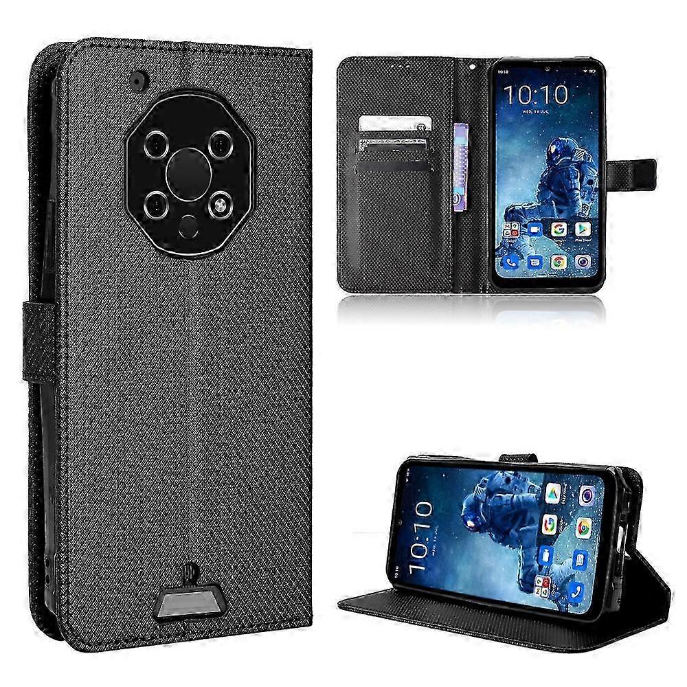 Compatible with Oukitel WP13 Wallet Case Diamond Pattern Pu Leather Cover With Magnetic Closure Card Slots