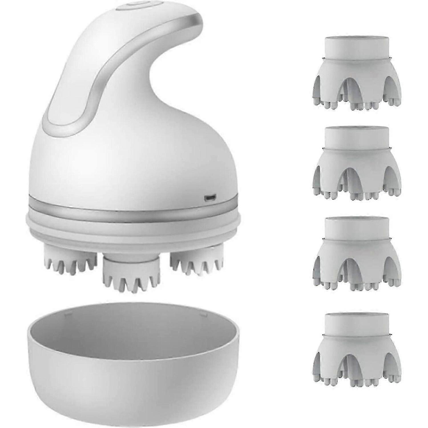 髪の成長を刺激する電気頭皮マッサージヘッドマッサージャー ディープクリーン血液循環ヘルスケアデバイスドロップシップ