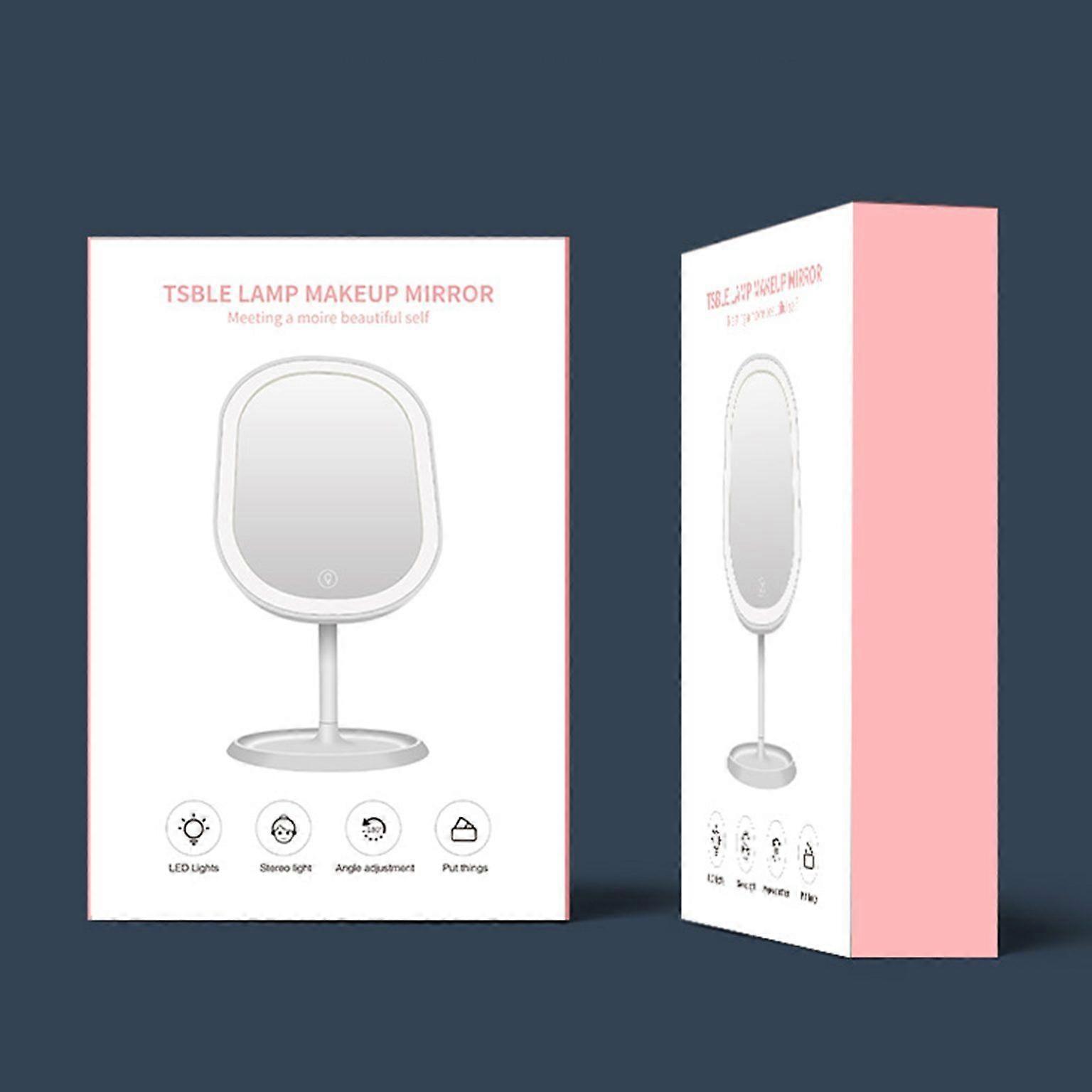 Portable LED Makeup Vanity Mirror with Touch Control