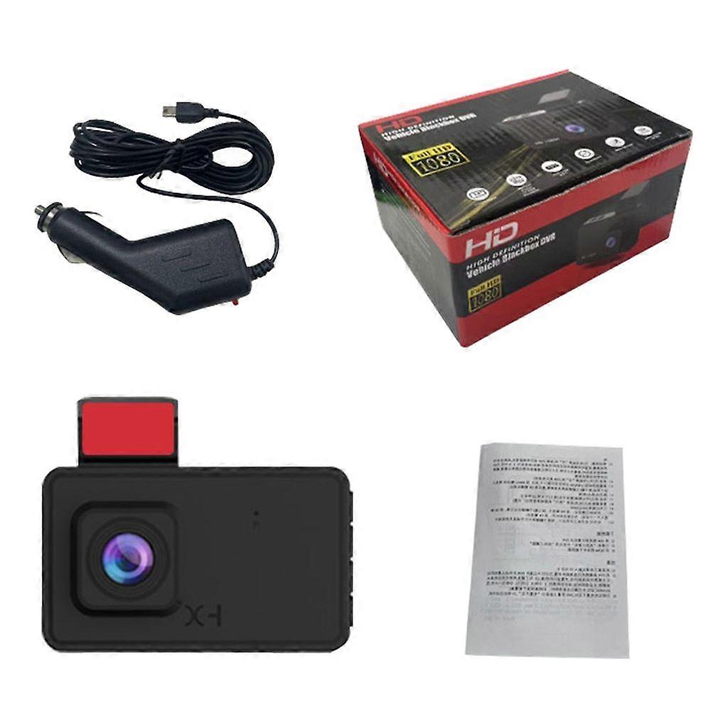 1080P Car Dashcam Dashboards Camera with Wide View, Night Sights, 3" Screen