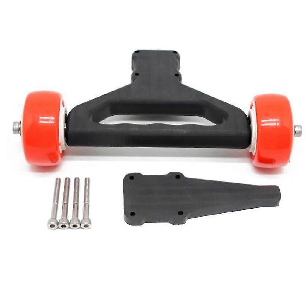A Set of Model Car Head-up Wheel for 1/5 Climbing Car Universal Edition Model Car Replace Supplies red