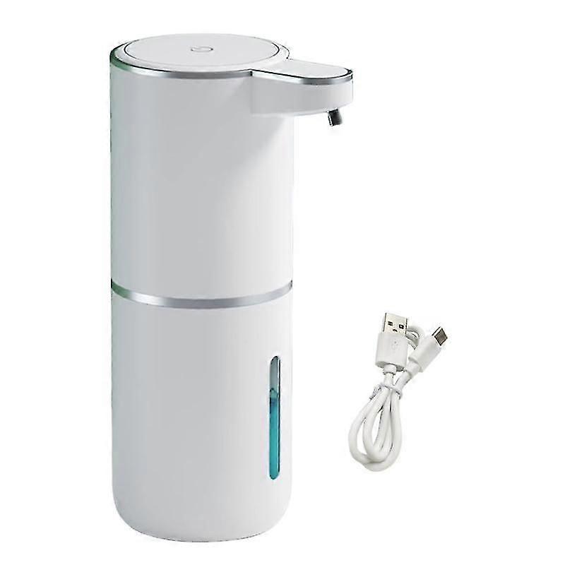 1 Set Soap Dispenser Adjustable USB Rechargeable Touchless Foaming Soap Dispenser for Bathroom Kitch