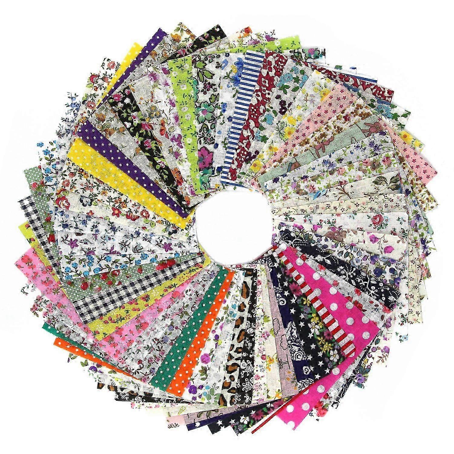 DIY quilting Patch 60pcs 10cmx10cm charm pack cotton fabric patchwork bundle fabrics cloth sewing