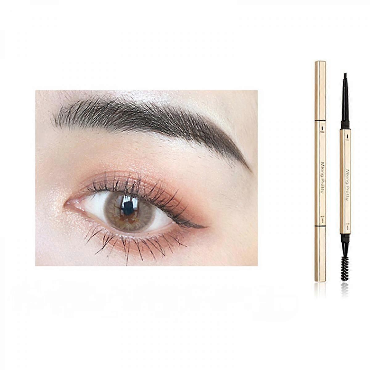 Precision Brow Pencil Ultra Fine Long Lasting Dual-use Eyebrow Pencil,Black