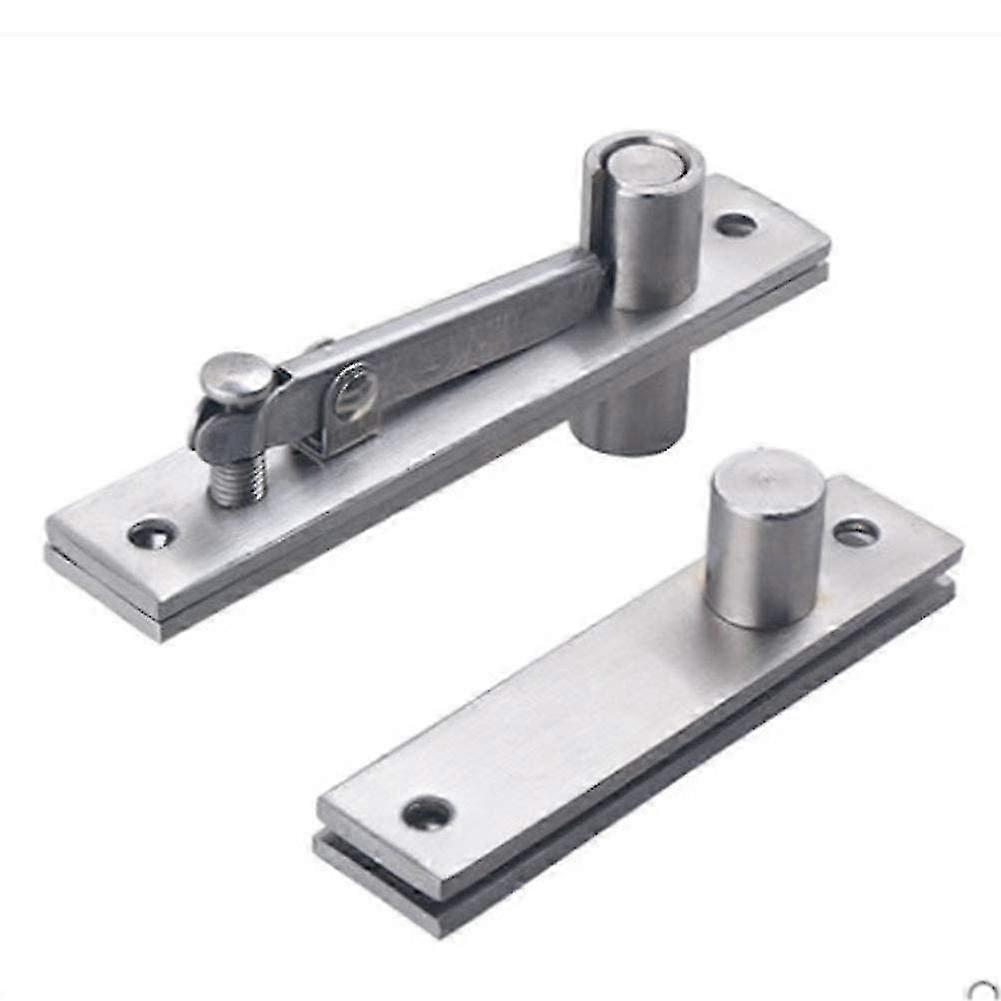 Door Pivot Hinge, 2pcs 360 Degree Rotation Hidden Door Shaft Pivot Hinges(130 X 25 Mm) f54